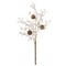 Frozen Twigs Pine Pick 14" Decorative Winter Floral Branch with Pinecones